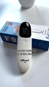 NEW COD TaffOmicron Termometer Digital Pengukur Suhu Badan Bayi Dewasa Thermogun Infrared Memory F02