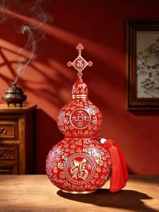 WEIZHEN | Blessing Bronze Calabash Figurine Prosperity