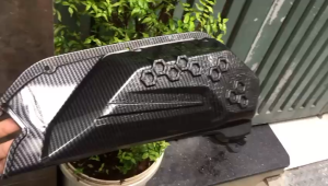 Ốp pô e (Air) Cacbon thay thế xe AB 160i đời 2023- trở đi.