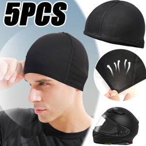 5ชิ้นหมวกด้านในหมวกกันน็อคแห้งเร็วหมวกระบายอากาศโดมเรียงรายขี่จักรยานกันลมอเนกประสงค์อุปกรณ์หมวกผ้าคลุมผม5ชิ้น