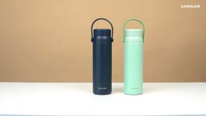 Tumbler Stainless Vacuum Flask TYISOO 600ml 900ml Gagang Handle Jinjing Custom Grafir Nama Logo Free Design