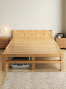 FWTDF | Sturdy Simple Folding Bamboo Bed 1.2m