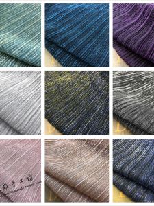 Designer Electro-Optic Gradient Color Tulle Fabric Fabric Crumpled Folding Clothing Fabric Gauze Clothing Transformation Material