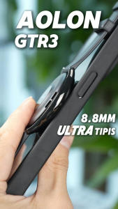 Aolon GTR 3 Smartwatch 1.43 AOD Zinc Alloy Support for WhatsApp Call Answering (iOS only)8.8mm UltraThin/466×466px HD Screen/IP68 Waterproof/265mAh Battery/Pace Jam tangan wanita Pria terbaru 2025