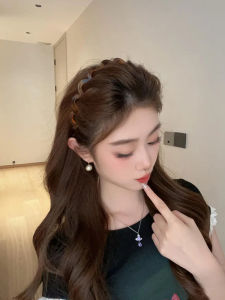 New Arrival High Skull Top Texture Headband with Teeth Non Slip Female Hair Pressing Headwear for Face Wash Broken Hair Organize Fantastic Hairpin