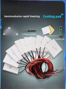 TEC1-12706 12V Semiconductors Cooling Module Air Conditioning Water Cooling DIY Car Refrigerator Electronic Cooler Module