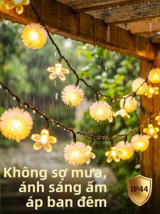 BEAUTY IN THE LIGHT | Solar Outdoor Decorative Lights Cherry Blossom Dandelion Atmosphere