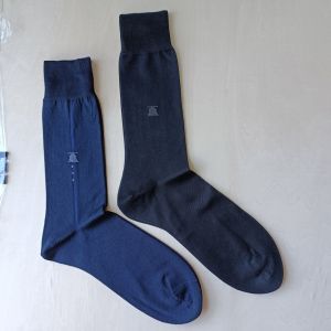 Tất Công Sở Nam Mùa Hè Bằng Cotton Lụa Mỏng Không Khâu Đầu Màu Trơn Đơn Giản Cho Giày Da Tất Công Sở Màu Đen