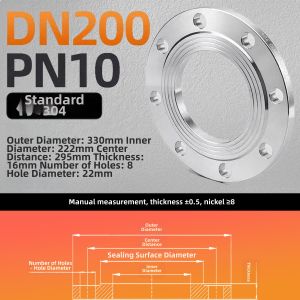 Stainless Steel 304 PN10 Welding Flange