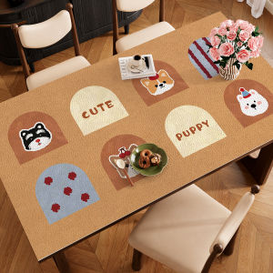 xy | Luxury French Retro Waterproof and Oil-Resistant Table Pad