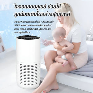 เครื่องฟอกอากาศขนาดเล็กแบบพกพา ใช้งานง่าย เหมาะสำหรับบ้านและรถยนต์ กำจัดฝุ่นละอองและกลิ่น