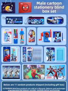 Kuromi Girls School Supplies Gift Box Set New Year Present First Grade Essential Learning Tools for Children