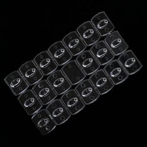 6/30pcs Small Size Transparent Removable Hook Strong Seamless Christmas Cable Clamp Adhesive Hook Kitchen Wall Bedroom Wall Rack
