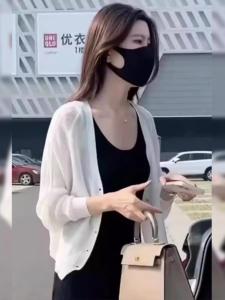 Áo Khoác Lụa Băng Tay Dài Mùa Hè Áo Khoác Ngoài Ngắn Mỏng Đa Năng Áo Khoác Lót Cotton Polyester Thường Ngày Cho Nữ