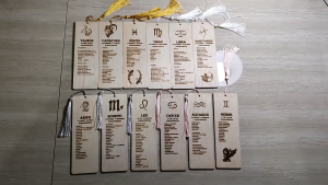 Pembatas Buku Aesthetic Zodiac Series