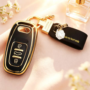 TPU Protector Holder Bag for Audi A1 A3 A4 A5 A6 A7 A8 Q3 Q5 Q7 S4 S5 S6 S7 S8 R8 TT Car Remote Key Case Cover Shell Fob