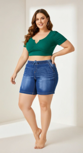 DENIM BERMUDA SHORTS