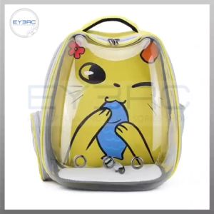 Transparent Backpack Kitty Head: A Stylish & Functional Casual Travel Bag