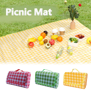 Outdoor Moisture-Proof Camping Mat Portable Foldable Hiking Beach Durable Waterproof Ground Sheet Essential Tent Picnic Use Picnic Mat