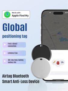 Bluetooth Loss Prevention Reminder Round Finding Flat Car Keychain Wallet Android Loss Prevention