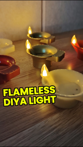 DEEPAVALI DIYA Light Diwali Light Candle Light Lilin LED Battery Power Deepavali Decoration Lampu Raya Home Decoration