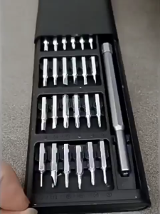Obeng Set 24in1 Obeng Magnet Multifungsi/Screwdriver Set 24 Pcs Obeng Servis Hp/Obeng set serbanguna