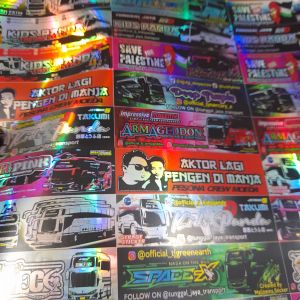 STIKER BUS KIDS PANDA SAVE PALESTINE BAHAN ORIGINAL ANTI AIR / STIKER KIDS PANDA PIRAL DALAM 1LEMBAR ISI 45 KOTAK
