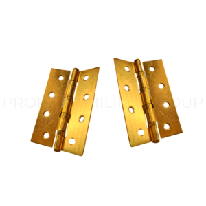 Engsel Plat Pintu Jendela Warna Gold 4" inch - Kuat Anti Karat Pemasangan Mudah