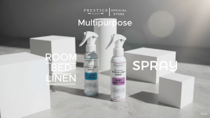 Prestige Scent – Room Linen Bed Spray - Baby Bedtime - Anti Bacterial Fungus Virus Tungau | Natural Fabric Premium with Therapeutic Grade Essential Oil Pengharum Ruangan Aromatherapy Safe Furnishing MultiPurpose 250ml & 100ml