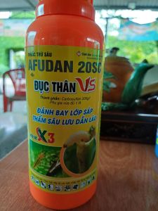 ĐỤC  THÂN VS AFUDAN 20SC - CHAI 450ML CHUYÊN TRỪ SÂU ĐỤC THÂN bọ trĩ. Đánh bay lớp sáp thấm sâu lưu dẫn lâu