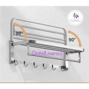 [SG Seller] Ready SG stock 304 SS MATT Bathroom Toilet tower rack 60cm