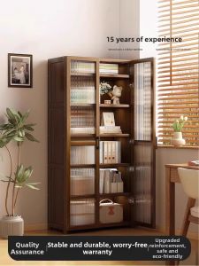 XUNHUAI | Dust-proof Multi-level Storage Floor Bookcase with Door