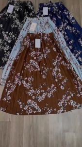 Rok Plisket Cherry Anak Variasi Tali Usia 3-12 Tahun by Faiz Collection