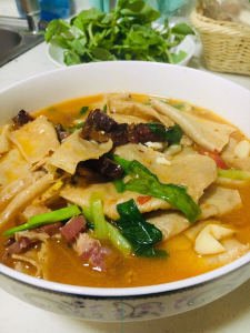 Handmade Traditional Salt-Free Tofu Skin Snack Hunan Xiangxi Rural Area Dried Soybean Skin Food Preservation from China