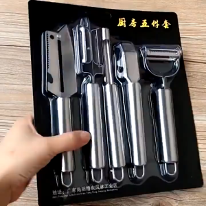 Bộ 5 dụng cụ bào củ quả tiện lợi đa năng cho nhà bếp chất liệu INOX 304 không gỉ