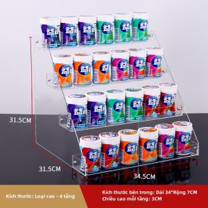 YOUKAMAN | Kệ Hiển Thị Acrylic cho Snacks và Hàng Hóa Nhỏ