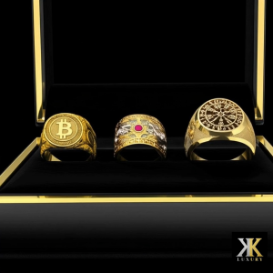 Combo 3 Nhẫn Nam Phúc - Lộc - Thọ Nhẫn Phong Thủy - Chiêu Tài Giữ Lộc