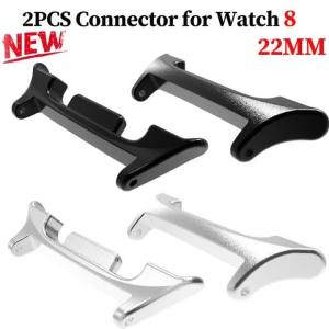 Adapter For Samsung Galaxy Watch 8 40/44mm 8 Classic 46mm Watchband Strap 22mm Connector Bracelet Stainless Steel Case