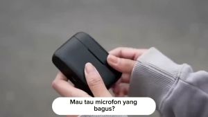 Microphone Clip On Wireless Lavalier Dual Double Mic Charging Case Docking A9 J13 Type C / iOS 2 Mic Untuk Live Vlog Youtube Tiktok