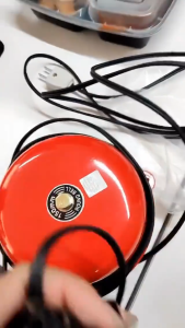BASKETBALL BUZZER 5M WIRE WITH ROUND BELL WITH SWITCH 4" 6” 10” 8” 12" (FOR SCHOOL SPORTS ETC.)