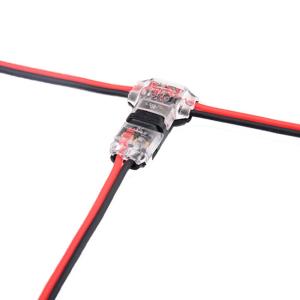 10/20pcs T Type Wire Connector 1 Pin 2 Pin T Tap Wire Connectors Wire Splice Connectors No Stripping 2 Way Wire Connectors