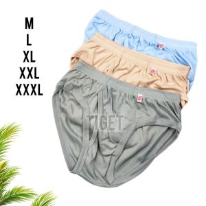 3 PCS Celana Dalam Pria Cowok ZB MAN Karet Kerut Size Dewasa Remaja Jumbo M L XL XXL XXXL XXXXL 4XL