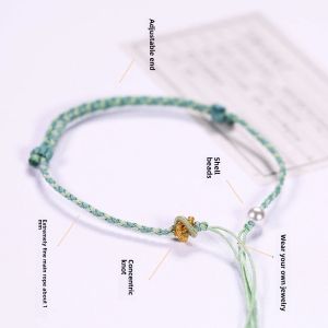 Exquisite Pearl Handmade Bracelet Couple Matching Half-Finished Products Ultra-Fine Woven Design Fashionable Ethnic Style