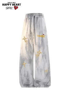 CHARLES JANGS HAPPY HEART | Ice Silk Dyed Light Loose Pants