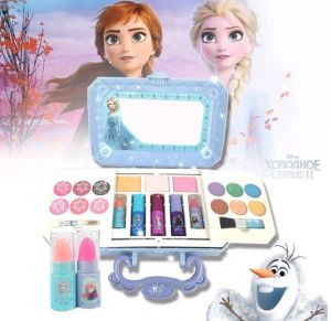 23pcs Disney Frozen Anna Elsa Cosmetics Set Toy Make Up Makeup Kits Cute Toys Gift for House Kids