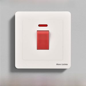 86 Type Single Phase 220V Power Supply Switch Panel 25A High Power 45A Air Conditioner Air Heater Switch Marc Lichte Q1 Model