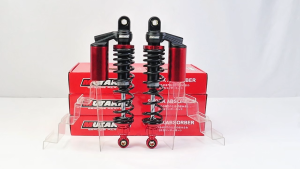2Pcs MUTAKIN Rear Shock Absorber With Air Bag For WAVE/XRM/SMASH/RS125/TMX/SYM 【280MM 330MM】