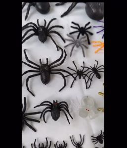 MAINAN HABITAT LABA2/SPIDER PALSU 1:1 SILIKON/PRANK/DEKORASI BAHAN SILIKON KARET MIRIP ASLI EDUKASI ANAK