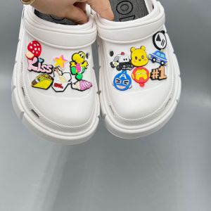 14Pcs/Set Crocs Jibbitz Charms Shoes Decoration Cute Cartoon PVC Jewelry Removable Shoe Buckle for Crocs