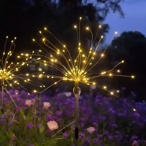 Christmas Lights 4in1 Solar Lamp Firework Light Upgrade 360LED Solar Light Fairy Lights Outdoor Waterproof Christmas Decoration